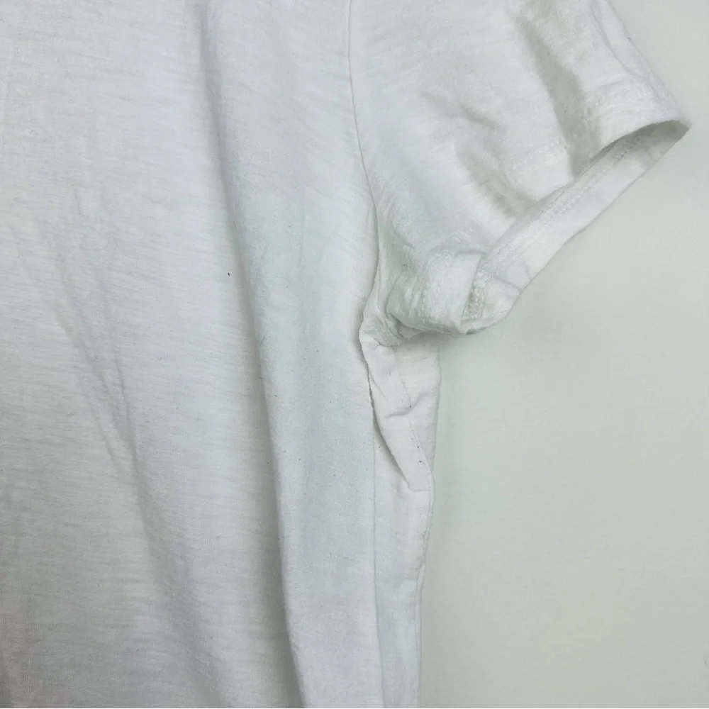 Standard James Perse White Crew Neck Tee Shirt Size 3 - Picture 4 of 7